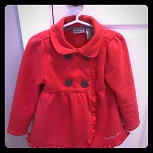 Calvin Klein 3T coral pea coat